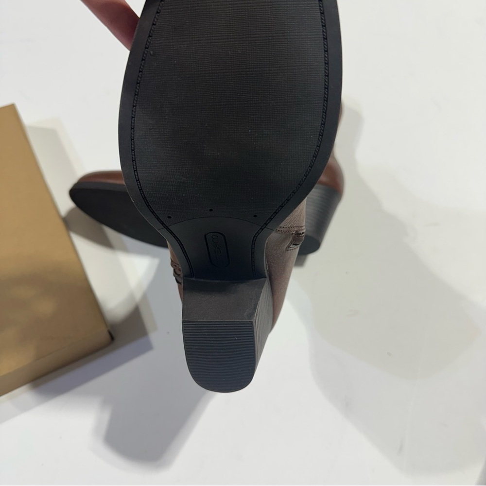 Frye Brown Western Ankle Boots - Picture 4 of 6